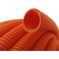 thumbnail image 2 of 1.5" x 100' Flexible Corrugated Orange LDPE NON Split Tubing Wire Loom, 2 of 3