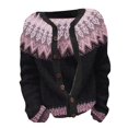 thumbnail image 4 of Women Ethnic Style Sweater Knitted Sweater Cardigan Sweater Jacket, 4 of 4