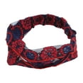 thumbnail image 5 of Unique Bargains 1 Pc Headband Sunflower Thin Lace Wide Hairband for Women Wine Red, 5 of 5