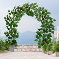 thumbnail image 5 of 2PCS Home Wedding Decoration Artificial Leaf Rattan Silk Leaves Garland Spring Green Plastics 200CM Simulation Fake Plant, 5 of 5