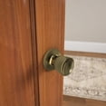 thumbnail image 4 of First Secure by Schlage Hawkins Knob Hall and Closet Lock in Antique Brass, 4 of 9
