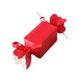 thumbnail image 2 of Pntutb Home Storage Clearance Red Striped Candy Box European Style Wedding Gift Packaging Flower Vase Shaped Paper Box Christmas Candy Box Big Save, 2 of 2
