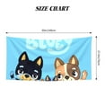 thumbnail image 2 of Lsque Bluey Pattern Microfiber Bath Beach Towel Silver Fox Velvet Beach Towel Oversized Quick Dry Absorbent for Pool Swimming Bathroom 27.5x55in, 2 of 5