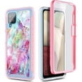 thumbnail image 3 of Samsung Galaxy A12 5G Phone Case, Nagebee Full-Body with Front PC Frame Shockproof Protective Bumper Cover, Support Wireless Charging, Impact Resist Durable Case (Fantasy), 3 of 5