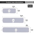 thumbnail image 4 of Coolnut 2 Pack Faucet Mat Splash Guard for Kitchen Sink, Lavender 14x5 Inch Super Absorbent Microfiber Sink Protector Mat, Kitchen Sink Mat Machine Washable Kitchen Sink Accessories, 4 of 7