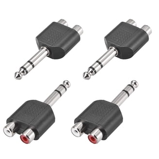 Adaptateur DIN 4 Pins Mâle/femelle 6mm - Connecteur Audio Pour Câblage Et Réparation