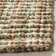 thumbnail image 5 of SAFAVIEH Natural Fiber Levi Solid Area Rug, Sage/Natural, 10' x 10' Square, 5 of 11