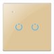 thumbnail image 4 of Tuya Wifi Smart Switch Interruptor de Luz TáCtil Zero Fire Line 2 Switch Gold, 4 of 5