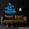 thumbnail image 3 of Glowneon Frohe Weihnachten Neon Sign, Merry Christmas LED Sign, Reindeer Neon Light, 3 of 5