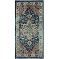 thumbnail image 2 of Nourison Global Vintage Traditional Blue/Multicolor 2' x 4' Area Rug, (2' x 4'), 2 of 8