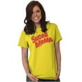 thumbnail image 4 of Vintage Retro Candy Sugar Mama Logo Women's Graphic T Shirt Tees Brisco Brands X, 4 of 6