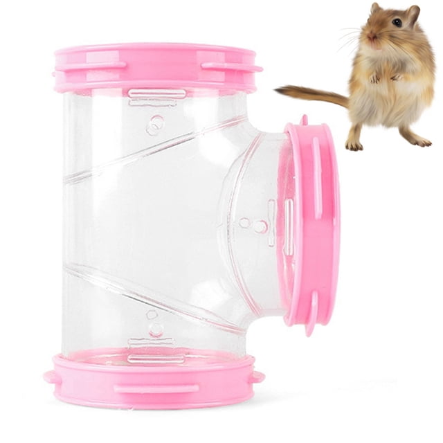 Plastic Hamster Tunnel Funny Breathable Mouse Tube Pipe Hamster External Pipe