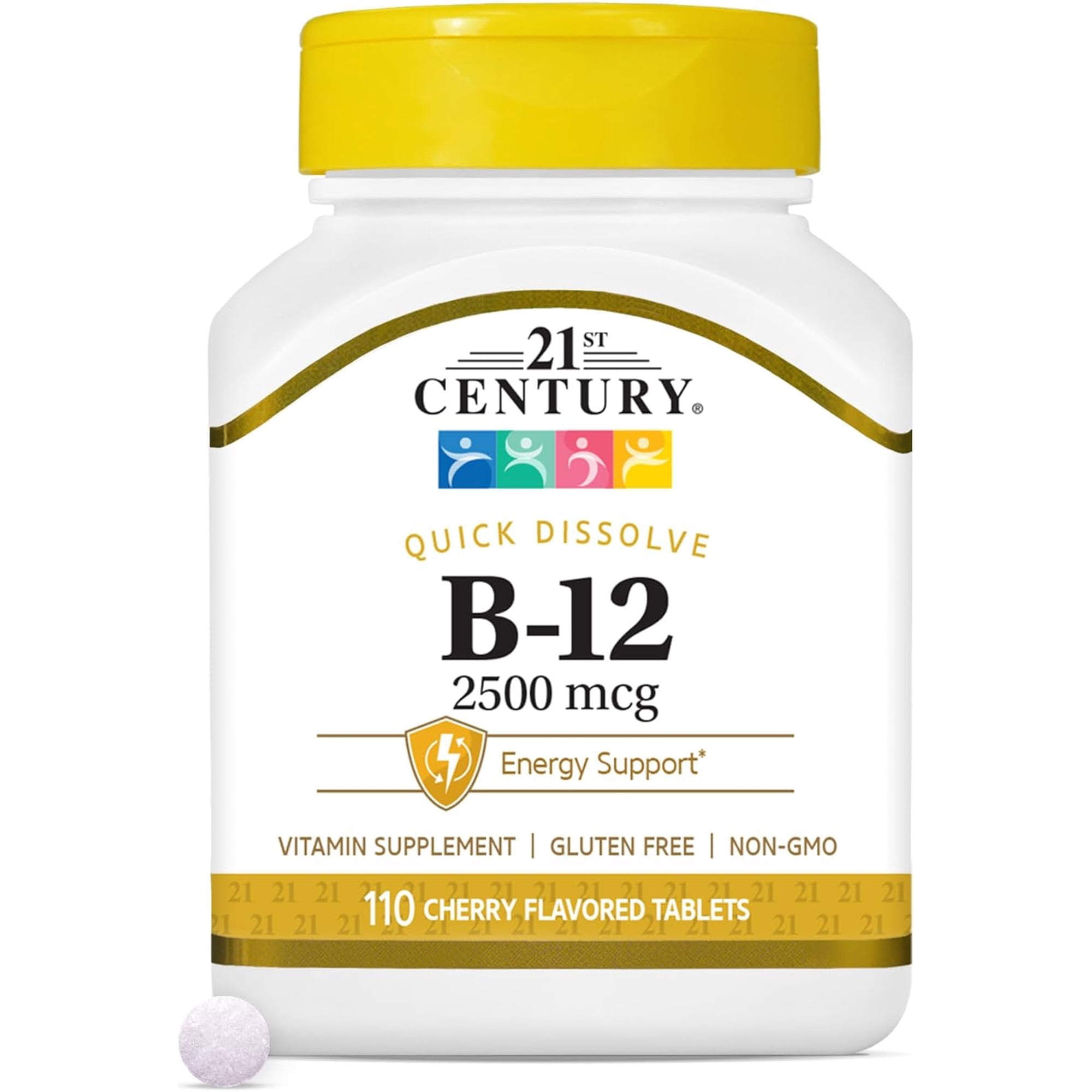 21st Century Vitamin B-12 Tablets, 2500 mcg, 110 Count