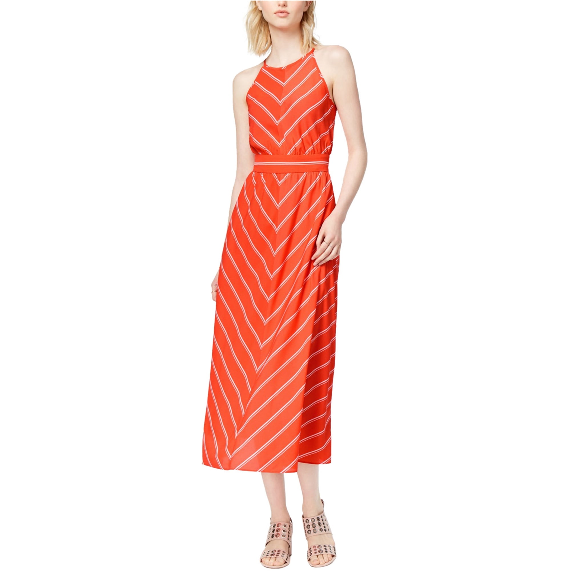 walmart orange dress