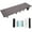 Gray, variant on ‌Ultralight Backpacking Cot - 330lbs Weight Limit, Foldable Camp Bed for Outdoor/Travel, Grass Green‌