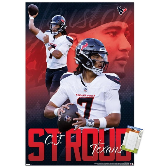 NFL Houston Texans - C.J. Stroud 24 Wall Poster, 22.375" x 34"