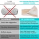 thumbnail image 3 of Par de fundas para reposabrazos para sillas de ruedas Vive, espuma viscoelástica, piel de oveja, 3 of 9