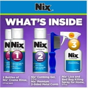 Nix Complete Treatment Kit Permethrin Cream Rinse 1% for Lice & Eggs, 5 oz