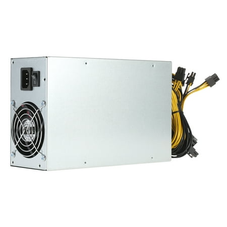 1800W Switching Server Power Supply 90% High Efficiency Professional Mining Machine Power Source for Ethereum S9 S7 L3 Rig Mining