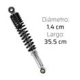 thumbnail image 3 of Amortiguadores traseros para motoa Cargo 125 cc Kinlley negro M, 3 of 4