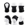 thumbnail image 3 of 4 Pieces Summer Neck Gaiter Bandana Face Scarf Mask Sun Protection Thin Breathable Neck Gaiter for Men Women Cycling Running, 3 of 7