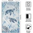 thumbnail image 2 of Blue Sea Turtle Hand Towels Set of 2 Marine Coral Small Bath Towels Soft Guest Face Towel Absorbent Washcloths for Kitchen Bathroom Yoga Gym, 2 of 16