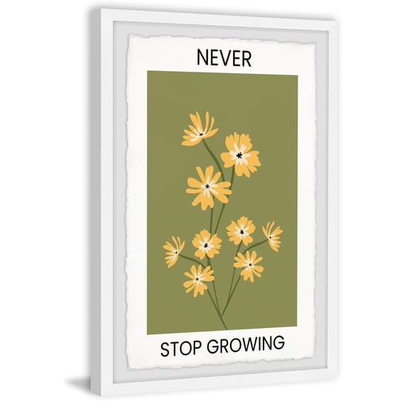 Marmont Hill Never Stop Growing Framed Painting Print