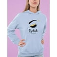 thumbnail image 2 of Gorgeous Eyelash Extensions Hoodie Women -Image by Shutterstock, Female Large, 2 of 4