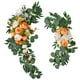 thumbnail image 2 of Flores artificiales Decoración de arco Arreglo de flores Centro de mesa colgante decorativo Garland Floral Swags para vacaciones Ventana Naranja perfecl Guirnalda de arco de boda, 2 of 8