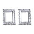 thumbnail image 1 of Flmtop 2Pcs Photo Frames Anti-deformed Vintage Resin European Style Mini Picture Frame Background Decoration for Gift, 1 of 1