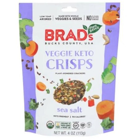 Brads Plant Based - Organic Vegetable Crisps Sea Salt