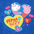 thumbnail image 2 of CafePress - Peppa Pig And Suzy Hearts - Cute Infant Baby Football Bodysuit, 2 of 3