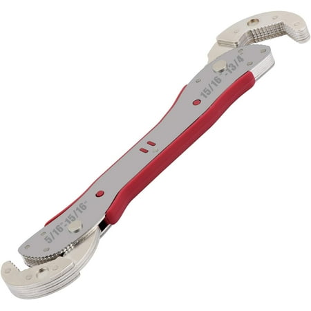 TILIYHELLO Adjustable Wrench Wrench Anti-slip Double-headed Wrench 9 ...