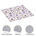 thumbnail image 4 of Naloa Lavender Flowers Dish Drying Mat for Kitchen Counter, Heat Resistant Drainer Mats, Absorbent Draining Mat,Dish Rack Pad,16"x18", 4 of 8