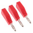 thumbnail image 3 of 5PCS 4MM Copper Speaker Banana Plug Adapter Solder Black/Red - red, as described, 3 of 7
