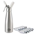ICO Professional Aluminum Whipped Cream Dispenser for Homemade Whipping