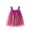 Hot Pink, variant on CHEEREAM Toddler Baby Girls Tulle Tutu Dress Sleeveless Layered Birthday Party Princess Dress for 3M-5T Blue 3 Years