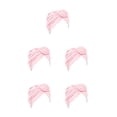 thumbnail image 2 of Turbante africano Sonducket preatado atractivo transpirable para mujeres Rosado 5Conjunto, 2 of 6