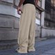thumbnail image 4 of Pantalones con Cremallera Bolsillos Hombres Sueltos Casual Cordón Elástico-Cintura Pantalones Deportivos de Jogging, Pantalones de Bolsillo de Color Sólido para el Uso Diario Al Aire Libre Casual, 4 of 7