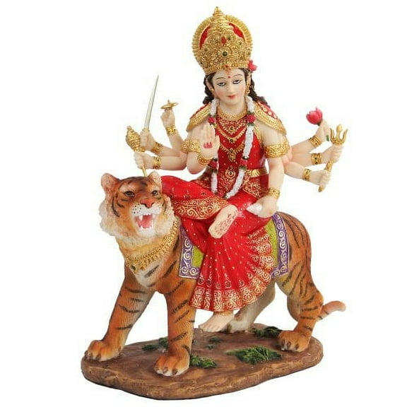 8.5 Inch Durga Mythological Indian Hindu Goddess Statue Figurine