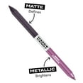 thumbnail image 3 of Hard Candy Party Lines 2-In-1 Eyeliner Duo, Best Friends, Matte Burgundy & Metallic Plum, 3 of 7
