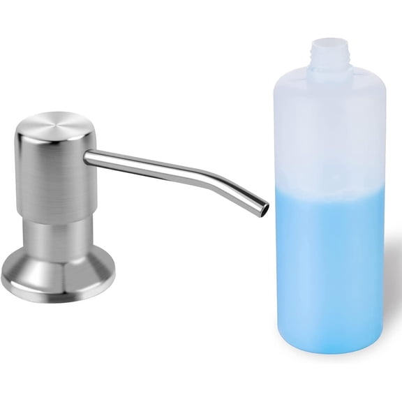Soap Dispenser for Kitchen Sink Counter Built in Soap Dispenser with 17 OZ Bottle