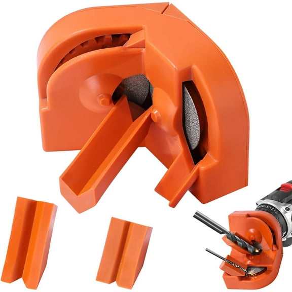 Multi-function Drill Bit Sharpener for All Bits 5/64"-5/8", Electric Drill Grinding Attachment with Diamond Wheel, Portable Drill Sharpening Tool