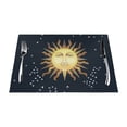 thumbnail image 1 of XMXY Woven Placemats Set of 6 PCS, Horoscope Sun Stars Moon Table Mats Washable Heat Resistant Placemats, 1 of 6