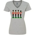 thumbnail image 3 of Inktastic Christmas Dabbing Tin Soldier Women's V-Neck T-Shirt, 3 of 5