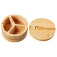 thumbnail image 4 of Bamboo Spice Box with Divided Compartments and for Convenient Storage Light Brown Portable 4.5x3.2x2.8 Inches, 4 of 4