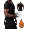 thumbnail image 4 of YouLoveIt Men Zipper Waist Trainer Vest Weight Slimming Body Shaper Loss Sweat Waist Trainer Shirt Sports Zipper Sauna Tank Top Body Shaper Shirt, 4 of 8