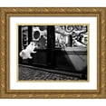 thumbnail image 1 of Momanu, Mirela 14x12 Gold Ornate Wood Framed with Double Matting Museum Art Print Titled - Last Customer, 1 of 4