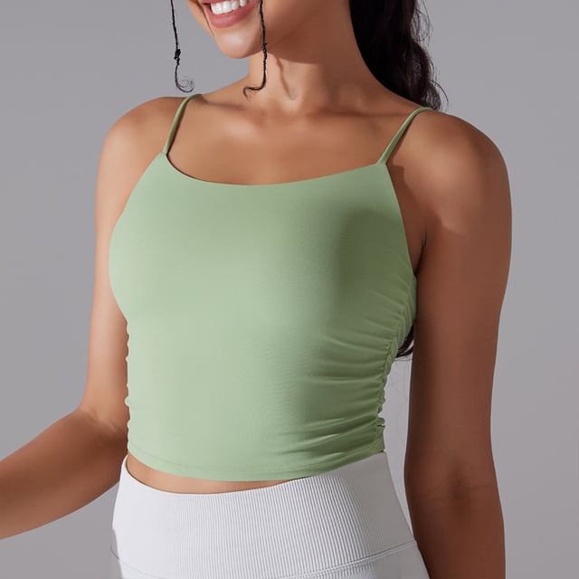LSLJS Yoga Soutien-Gorge pour Femmes Respirant Séchage Rapide Modelant Dos Blazer Entraînement Physique Col Rond, Débardeurs Camisole pour Femmes