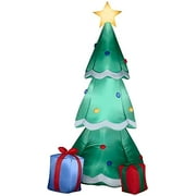 Gemmy Holiday Inflatables Arbre de Noël soufflé à l'air de 6,5 pieds avec cadeaux